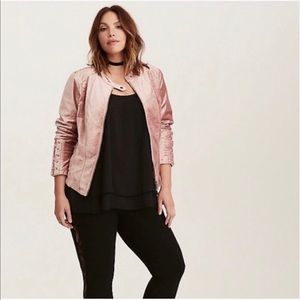 Torrid Velvet Moto Jacket